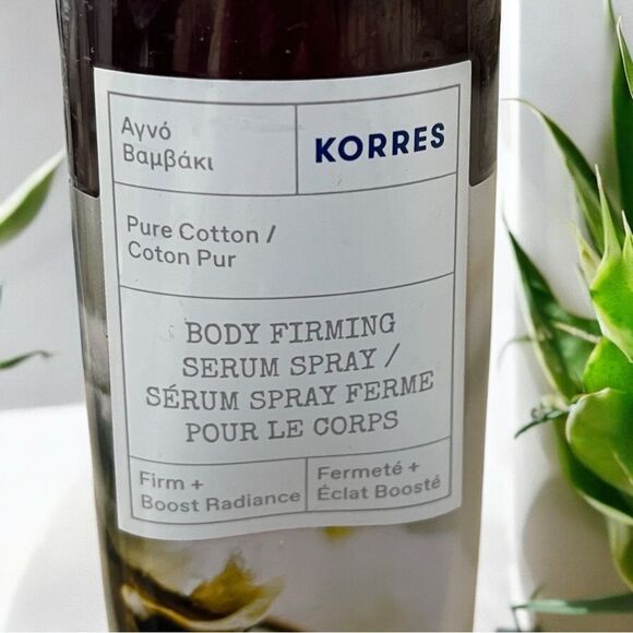 New Sealed KORRES Body Firming Serum Spray -Pure Cotton - Picture 2 of 2